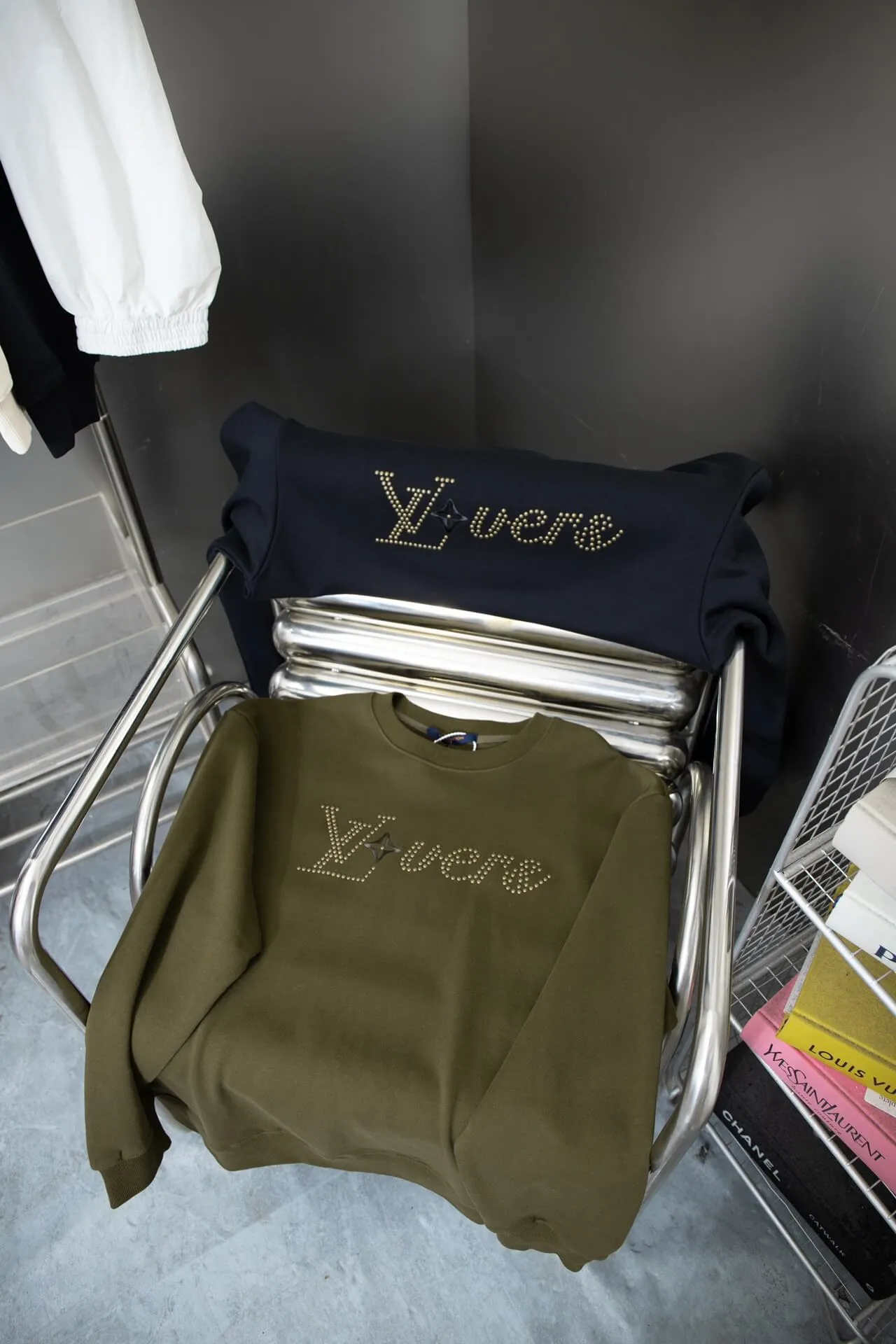 Louis Vuitton Green Cotton Signature Sweatshirt