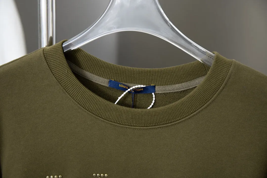 Louis Vuitton Green Cotton Signature Sweatshirt