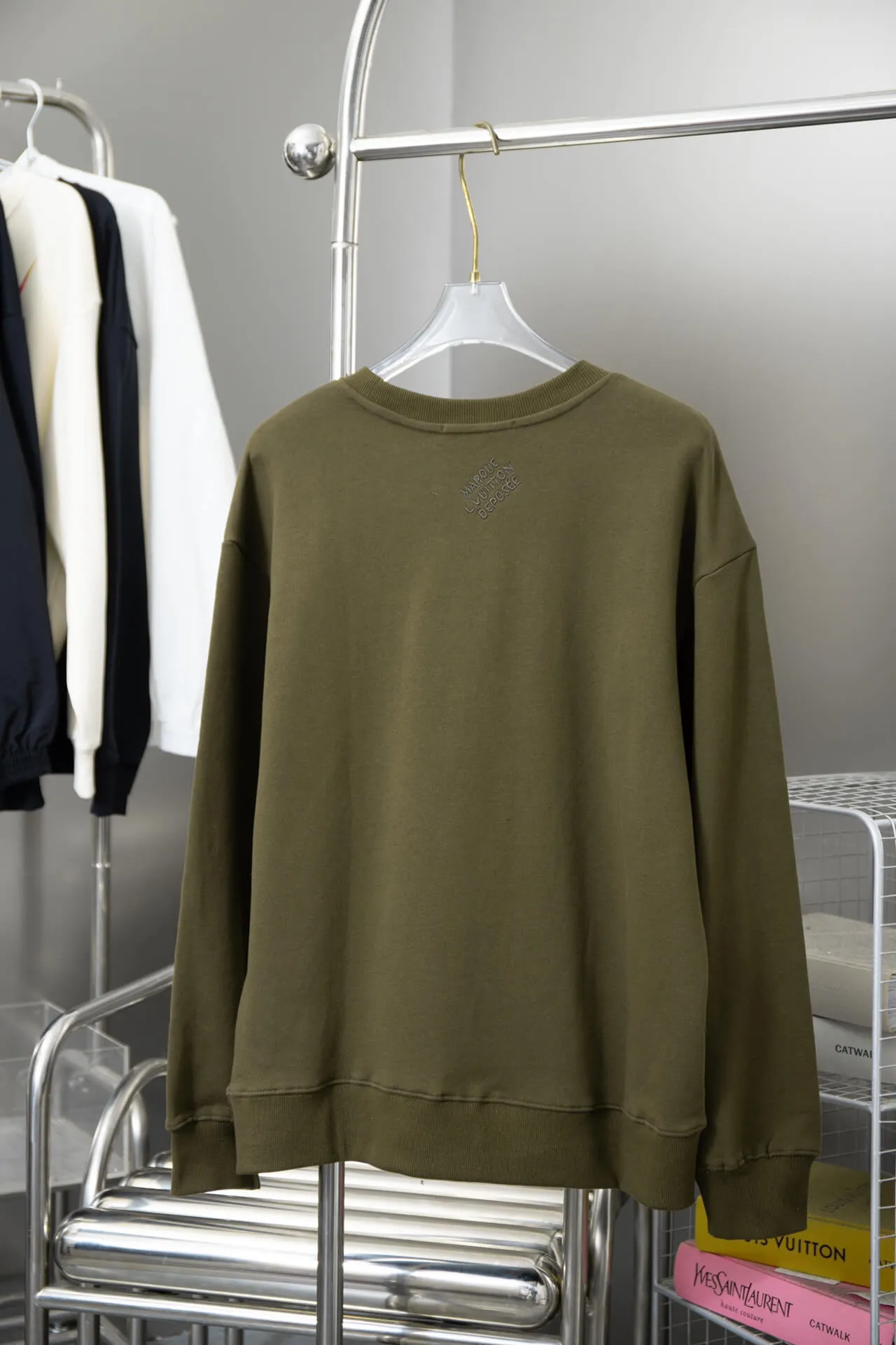 Louis Vuitton Green Cotton Signature Sweatshirt