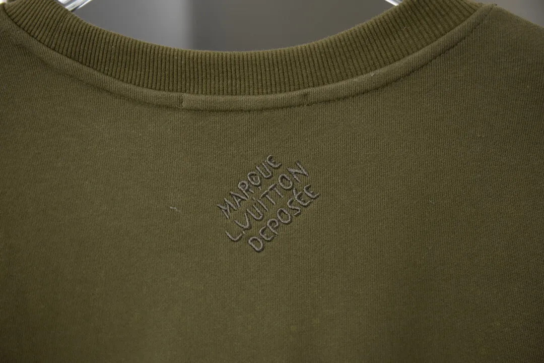 Louis Vuitton Green Cotton Signature Sweatshirt