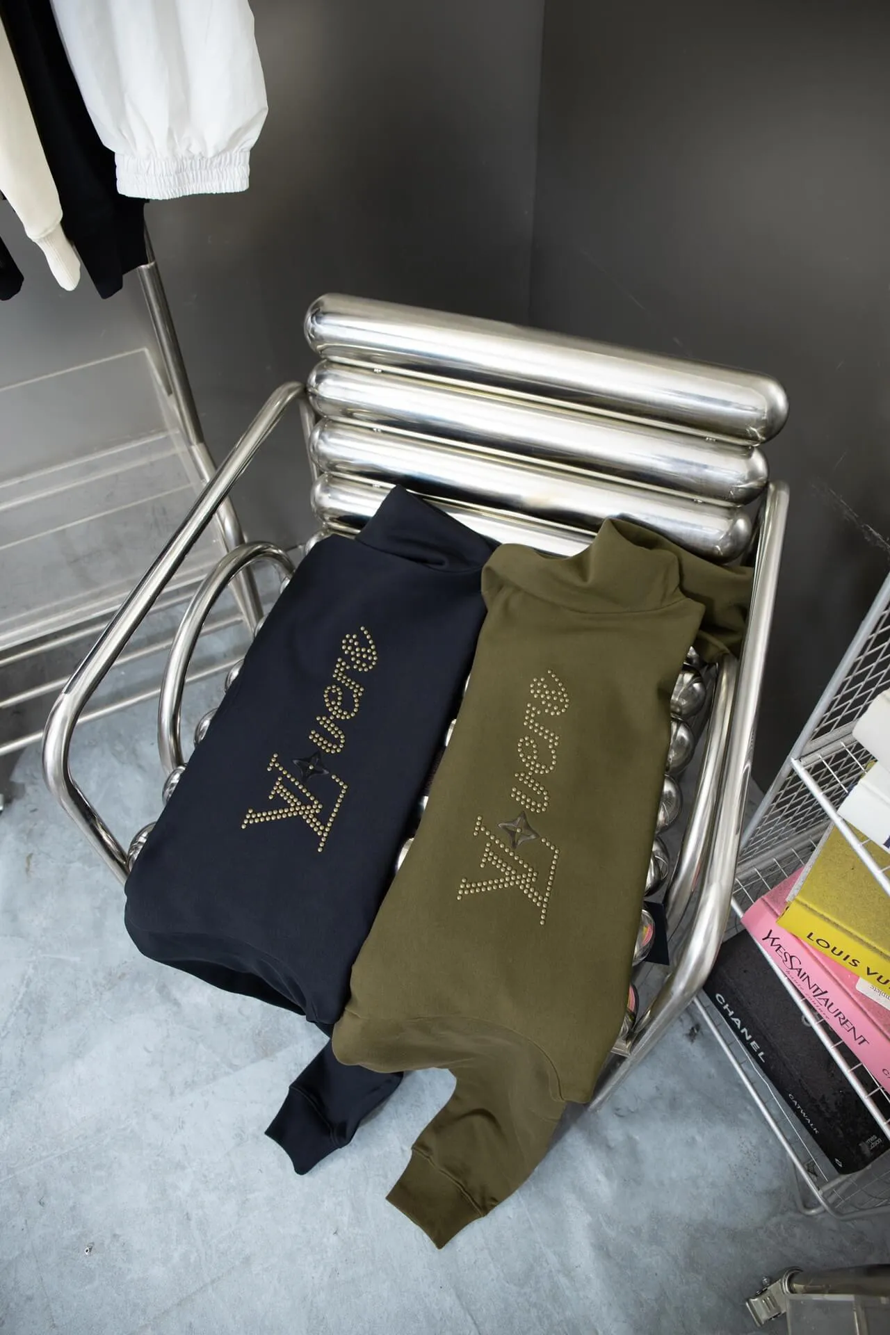 Louis Vuitton Green Cotton Signature Sweatshirt