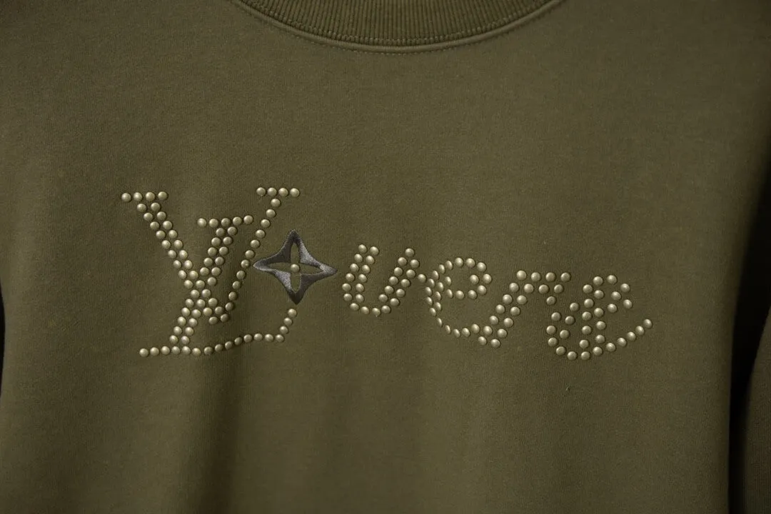 Louis Vuitton Green Cotton Signature Sweatshirt