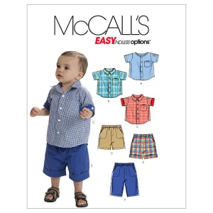 M6016 Infants' Shirts, Shorts And Pants (size: All Sizes In One Envelope)