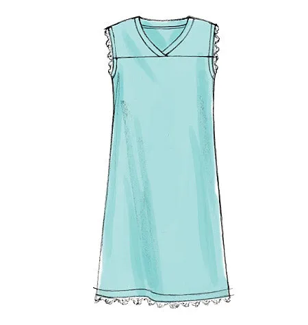 M6474 Misses'/Women's Top, Tunic, Gowns and Pants