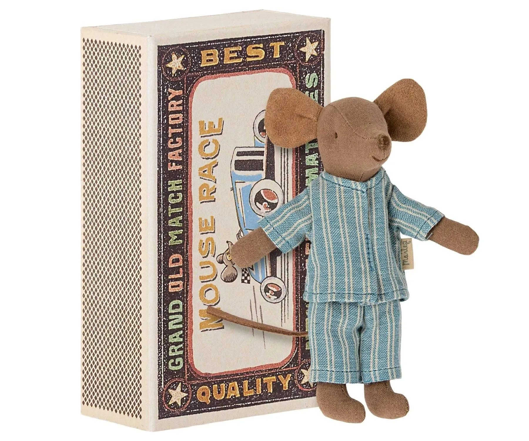 MAILEG - MOUSE: BIG BROTHER IN BOX BROWN