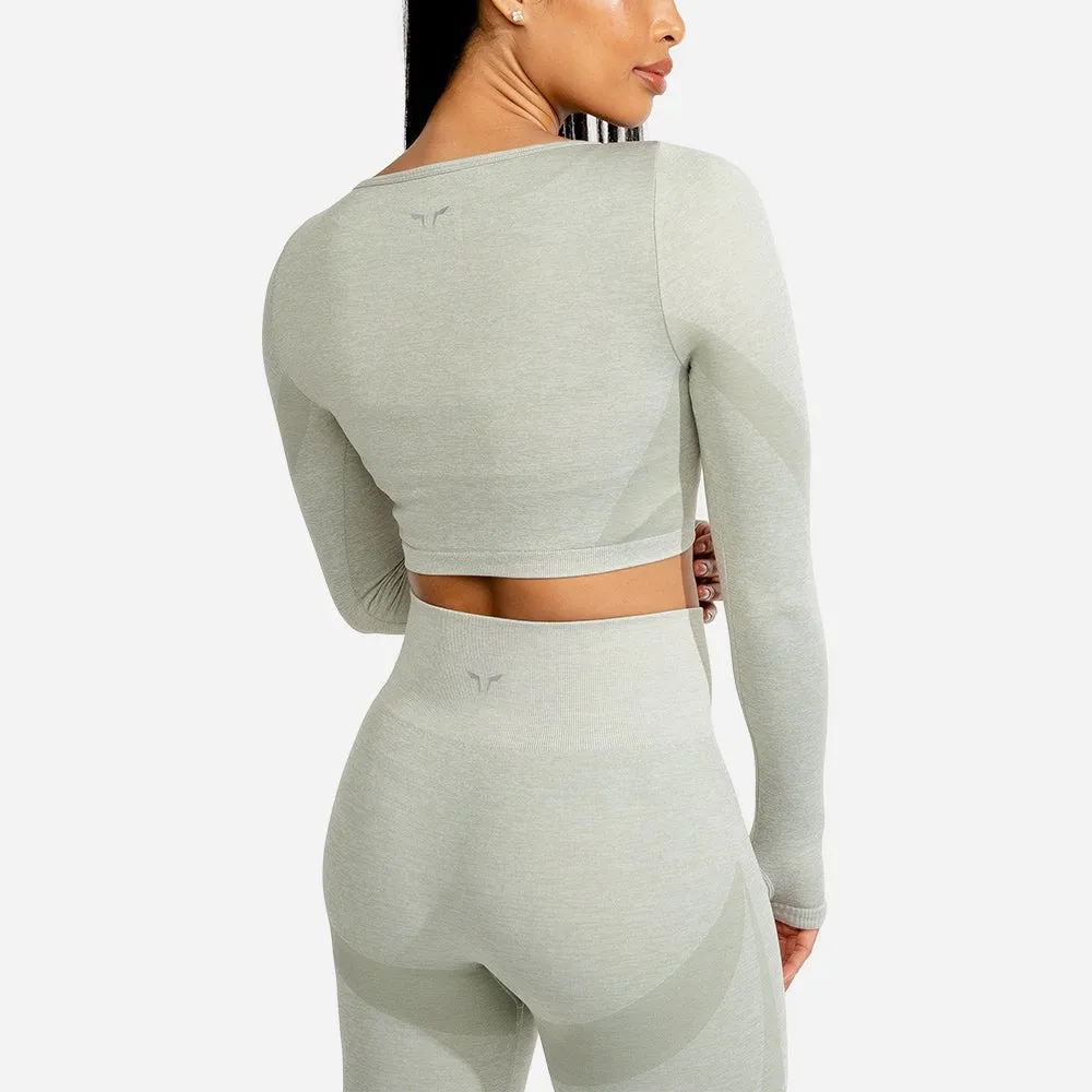 Marl Seamless Leggings - Ice