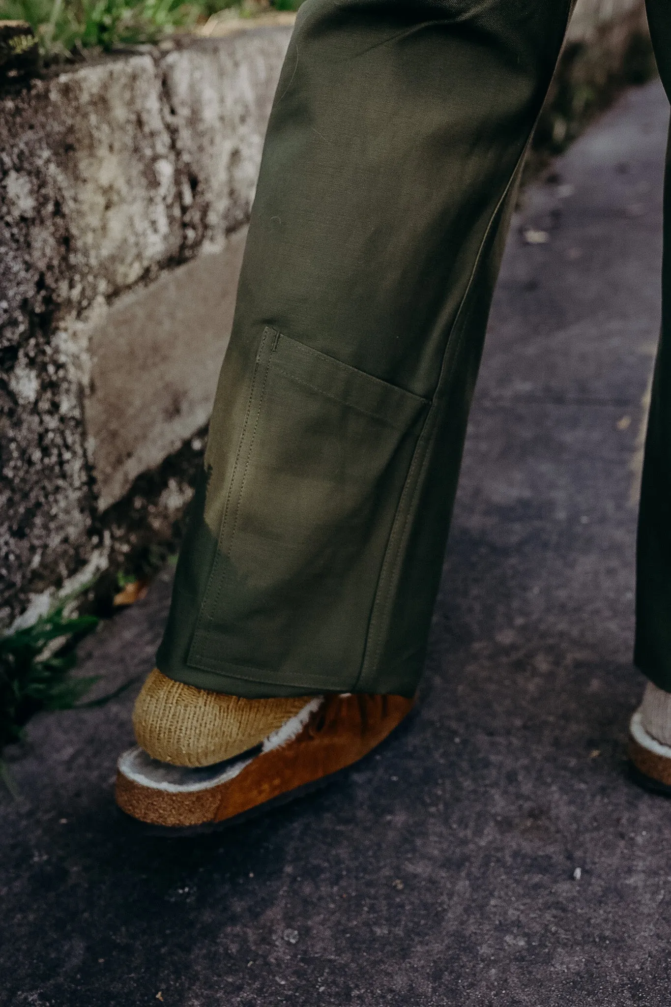 MECHANIC UTILITY TROUSERS - OG-107 COTTON SATEEN