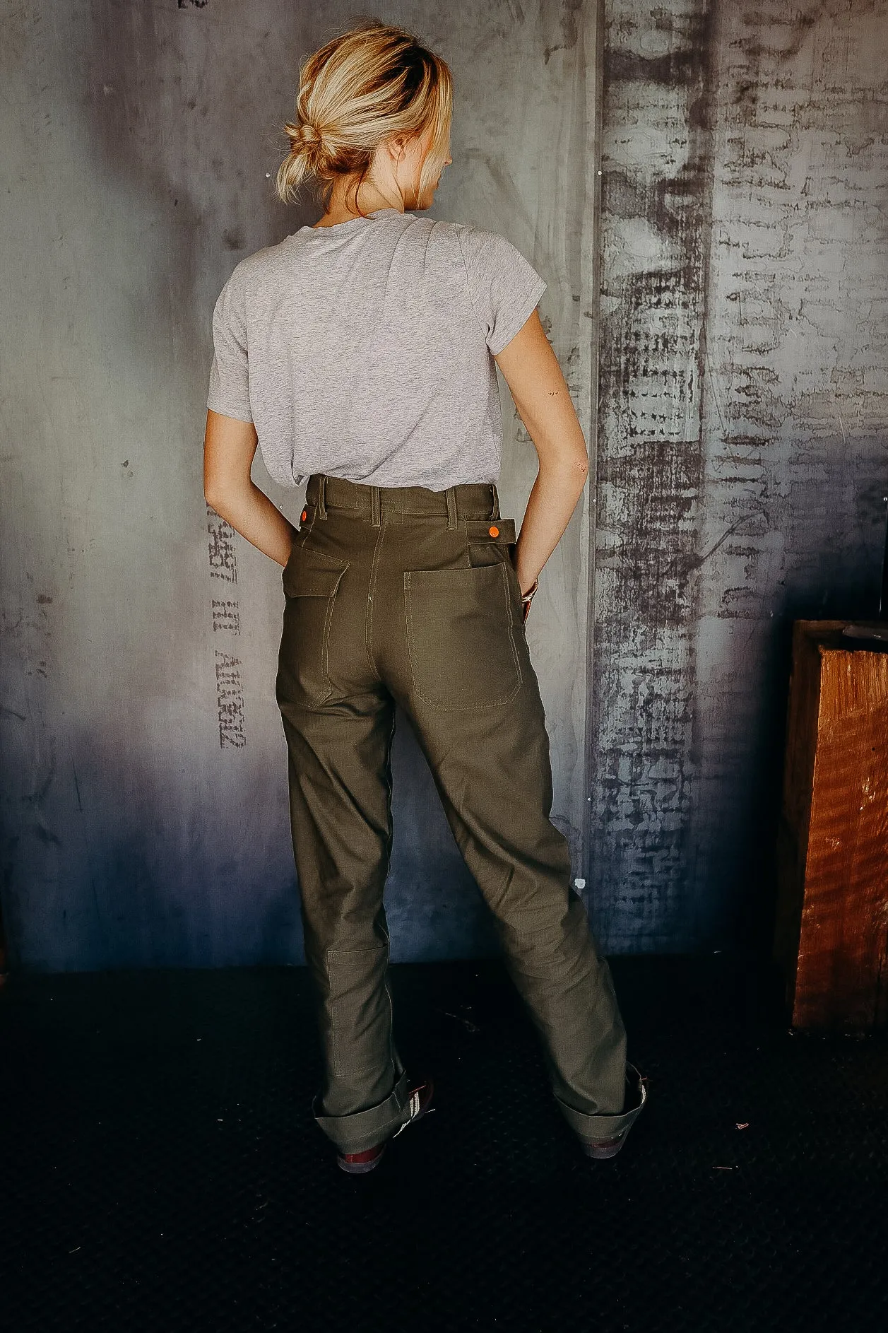 MECHANIC UTILITY TROUSERS - OG-107 COTTON SATEEN