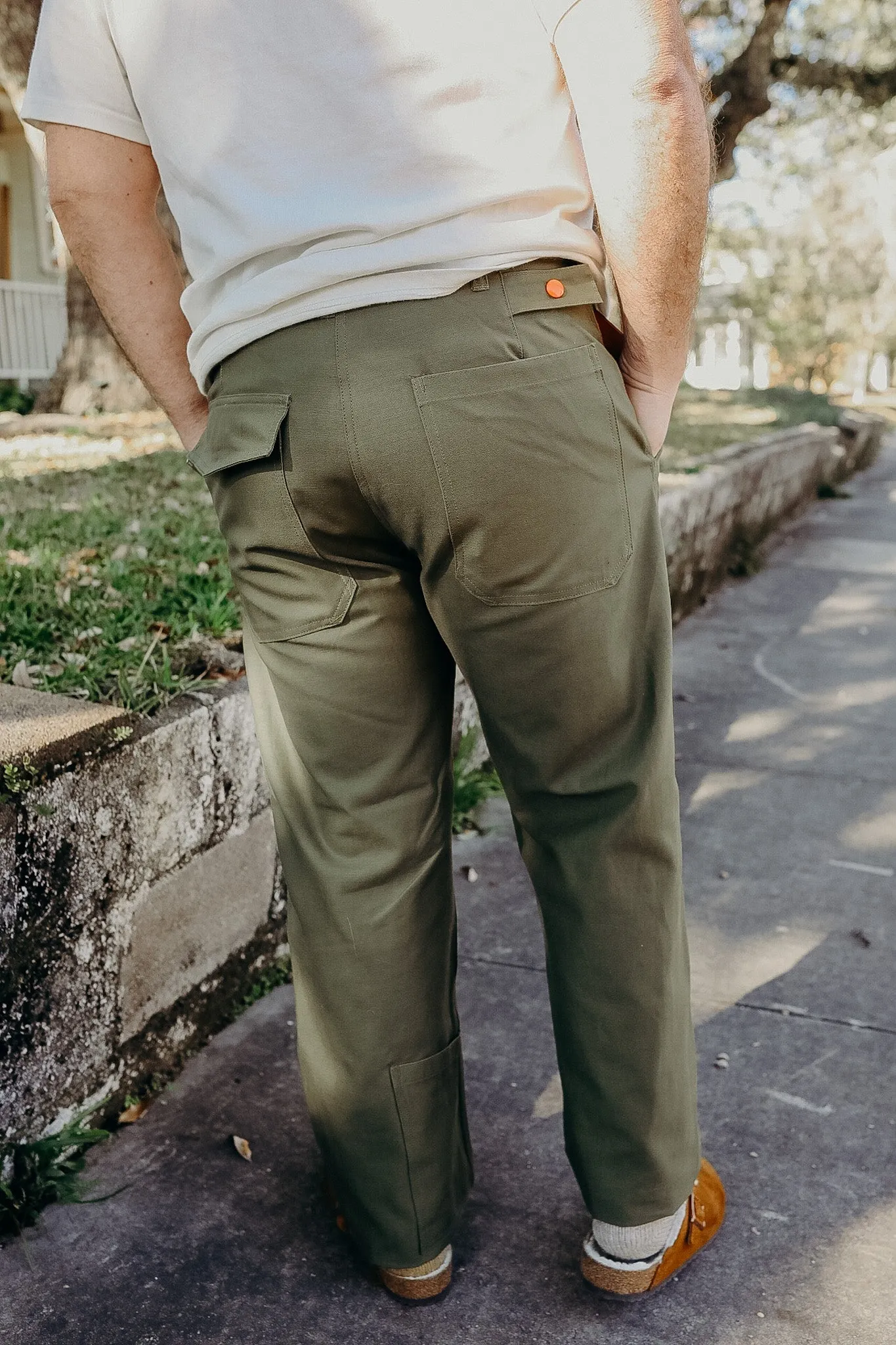 MECHANIC UTILITY TROUSERS - OG-107 COTTON SATEEN