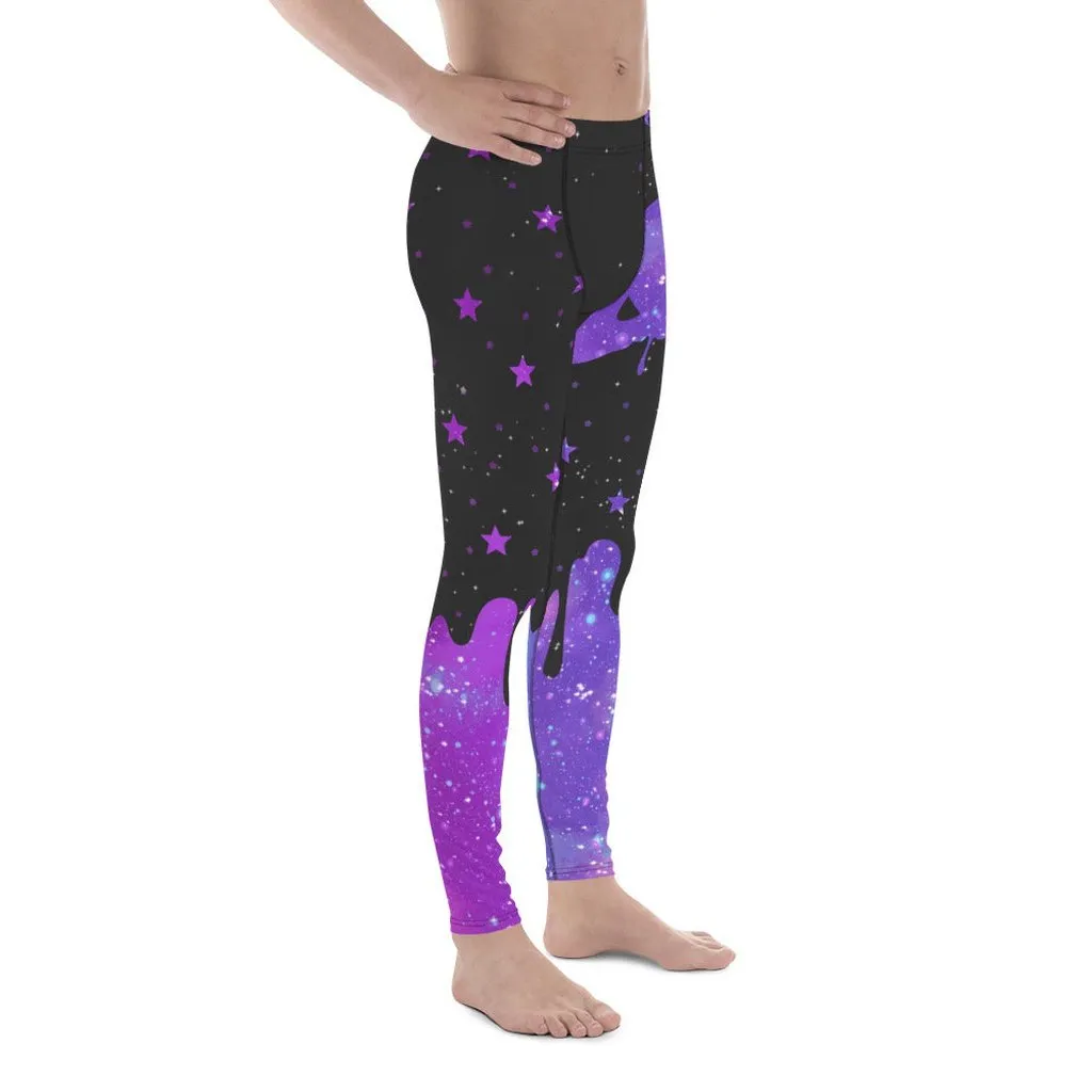 Melting Galaxy Men's Leggings