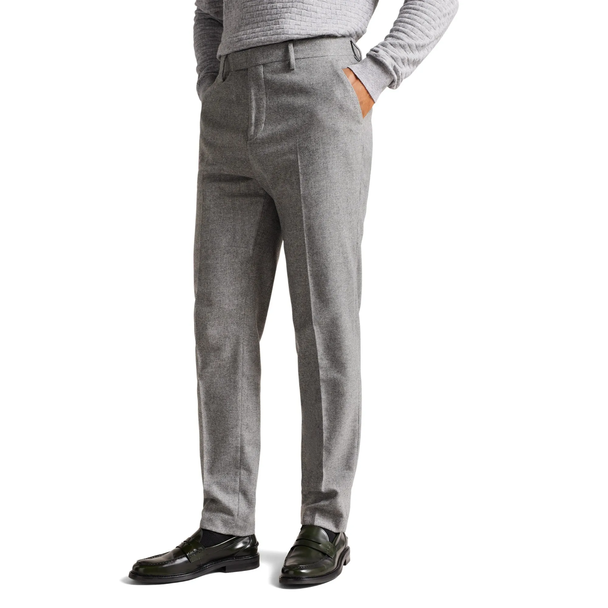 Men Mmt-Badsey-Slim Fit Trs - Grey-Marl