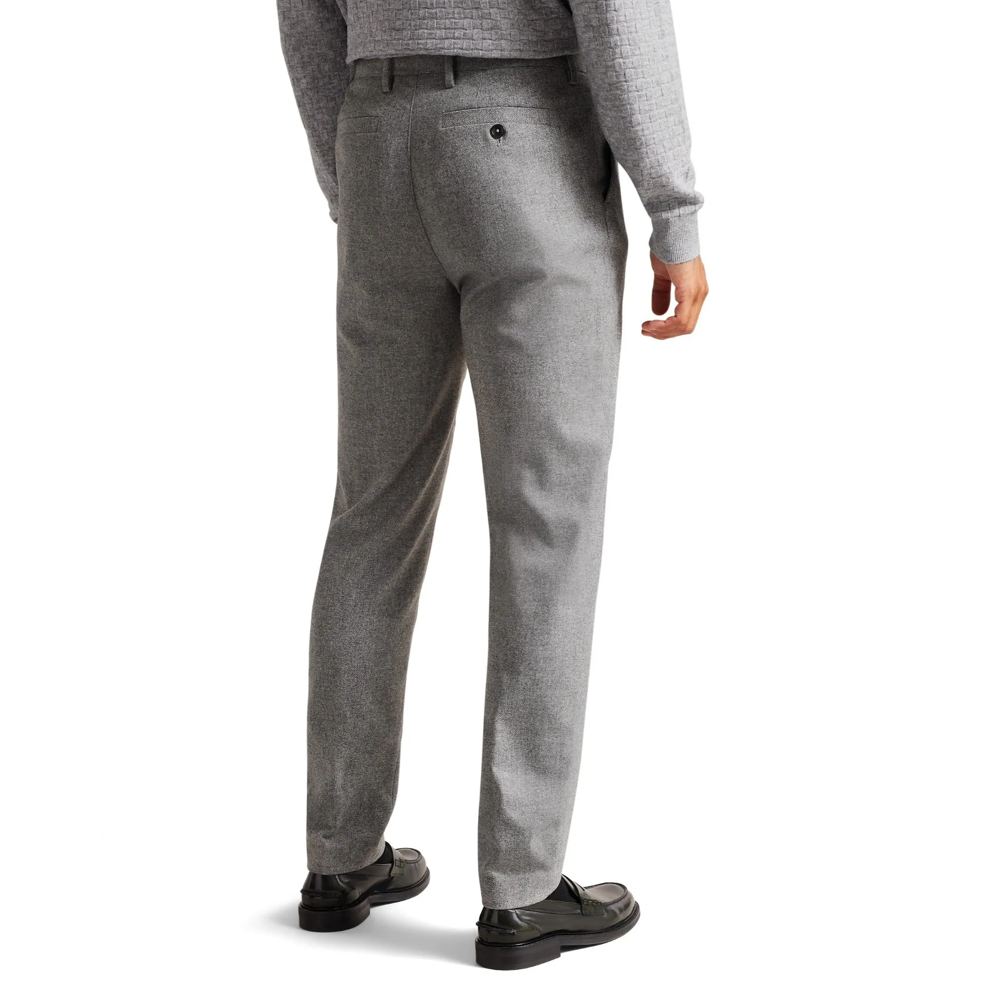Men Mmt-Badsey-Slim Fit Trs - Grey-Marl