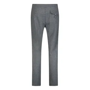 MONCLER FLEECE LOGO SWEATPANTS GREY
