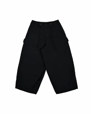 Multi-Pocket Ripstop Pants - Black