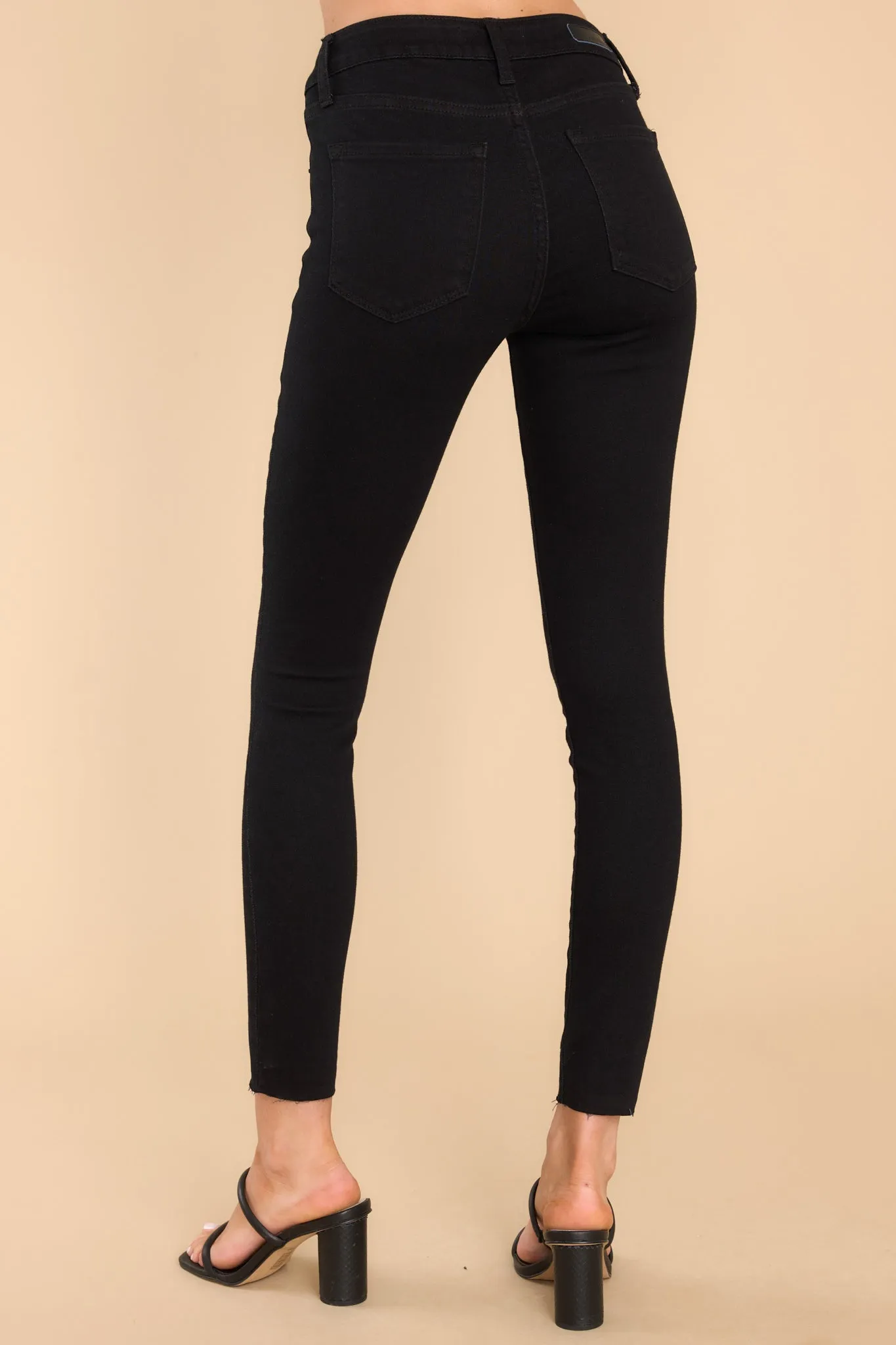 Nothing Else Black Cropped Skinny Jean