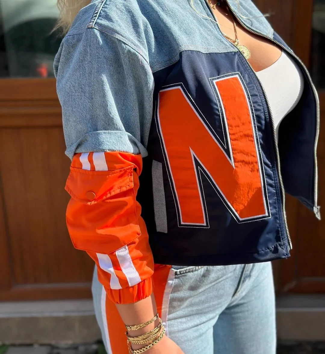 NR Denim Printed Jogger Set