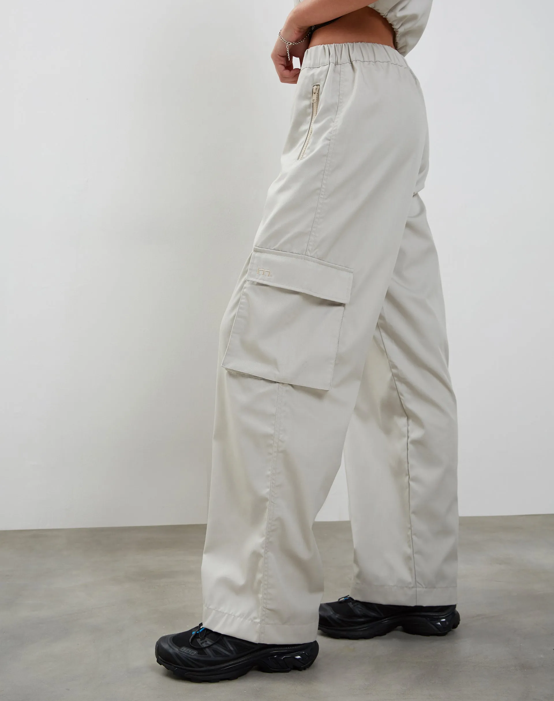 Oriells Cargo Trouser in Pearl Grey