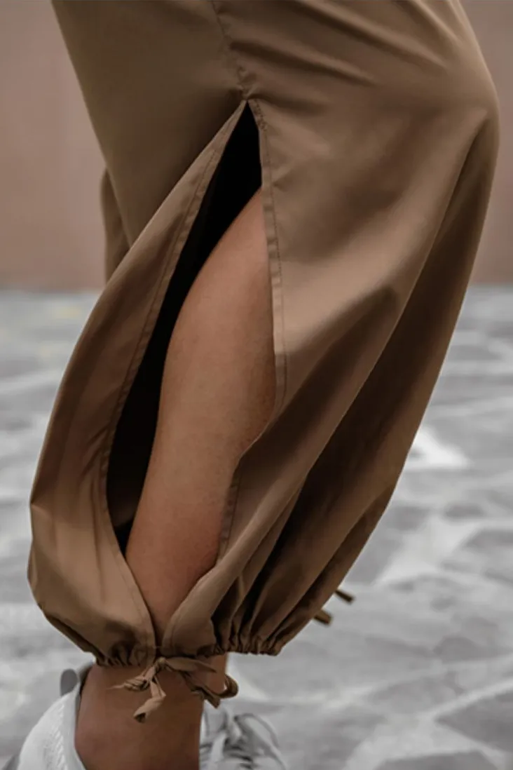 Oversized Drawstring Wide Leg Sweatpants