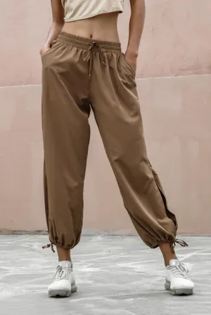 Oversized Drawstring Wide Leg Sweatpants