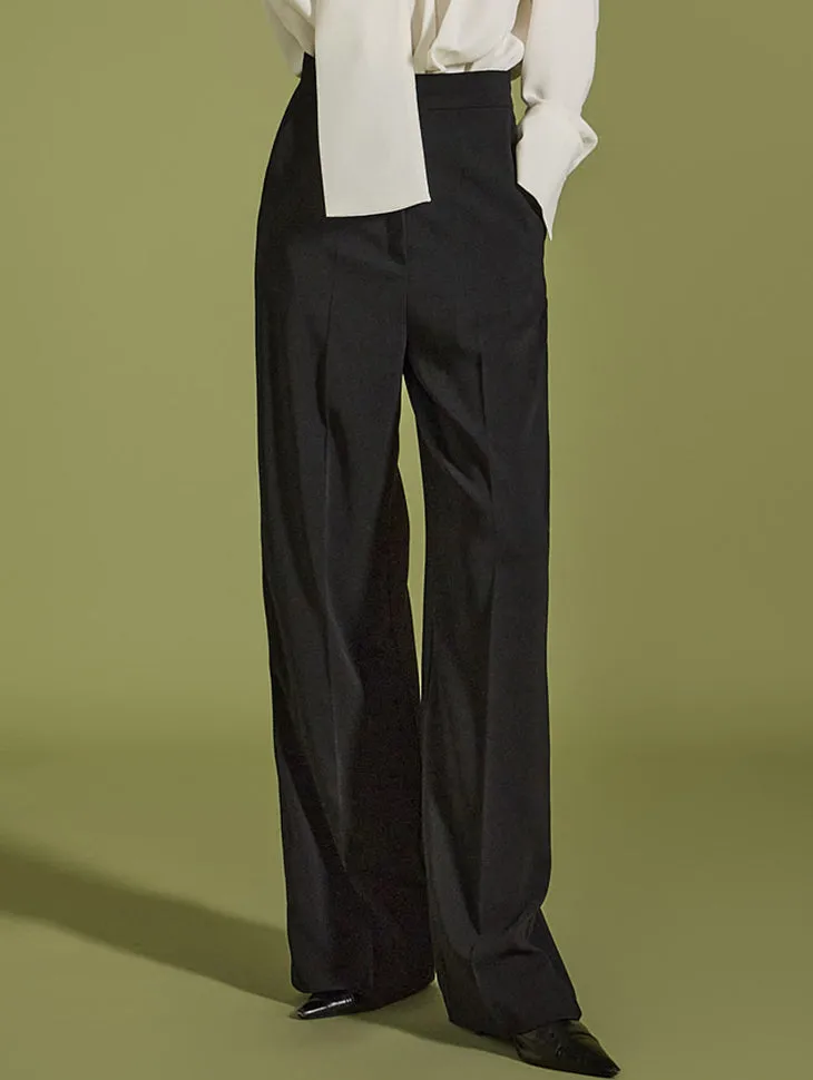 P3311 Pintuck Wide Slacks