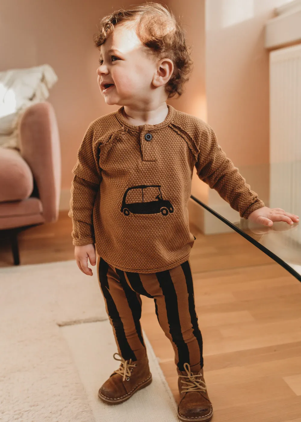 PAINTED STRIPE LEGGINGS