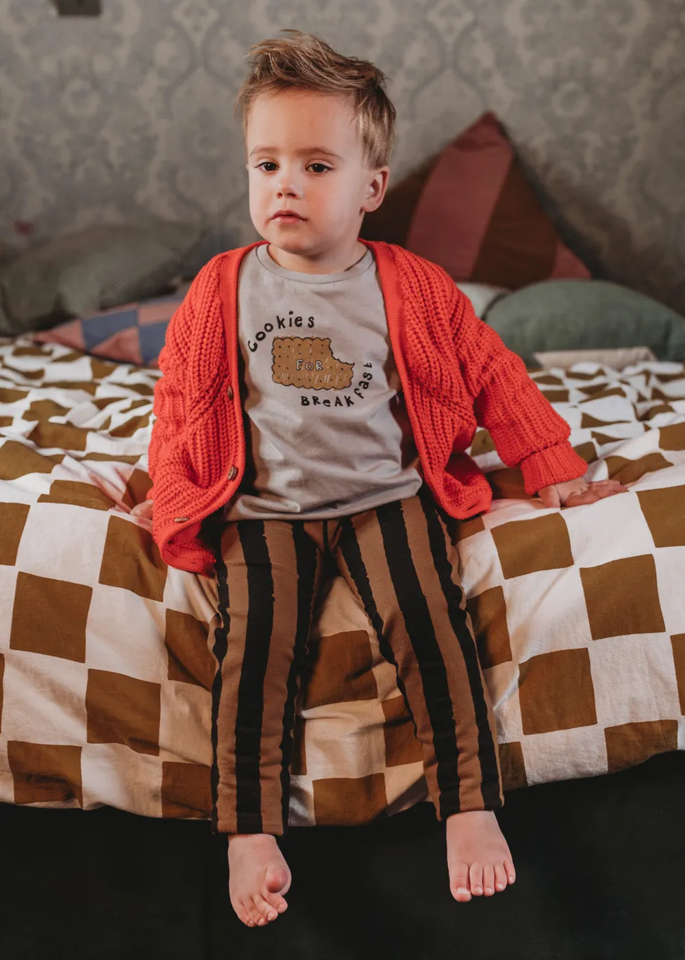 PAINTED STRIPE LEGGINGS