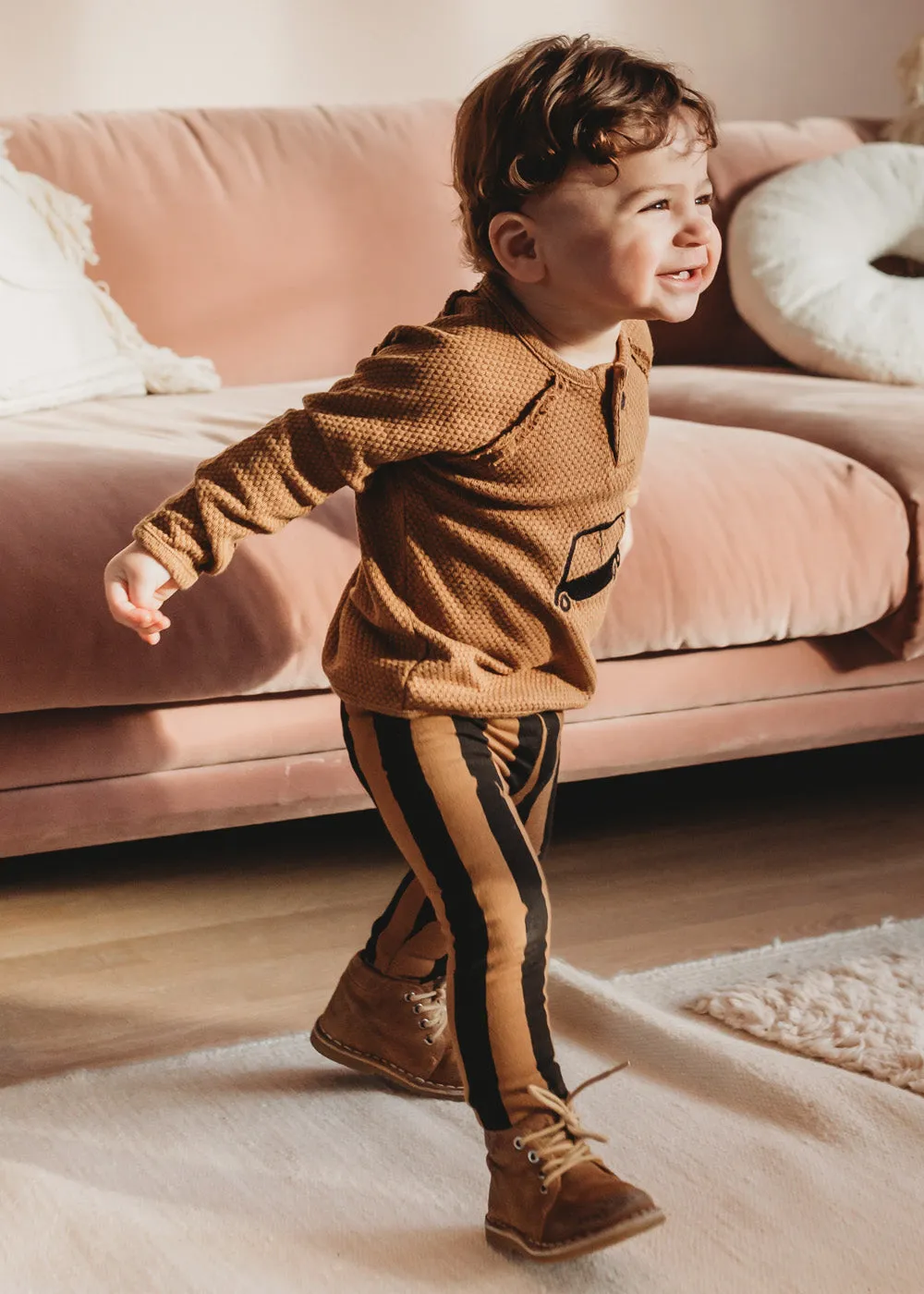 PAINTED STRIPE LEGGINGS