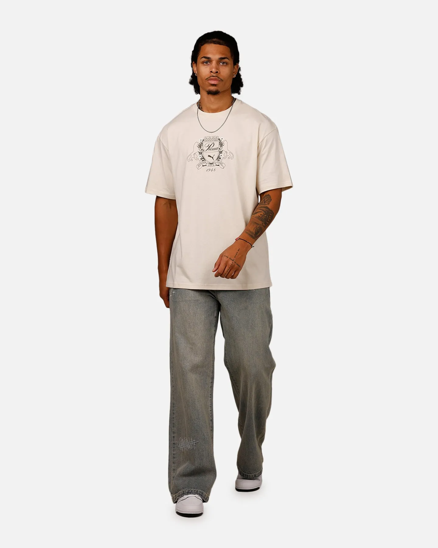 Puma Family Legacy T-Shirt Cream