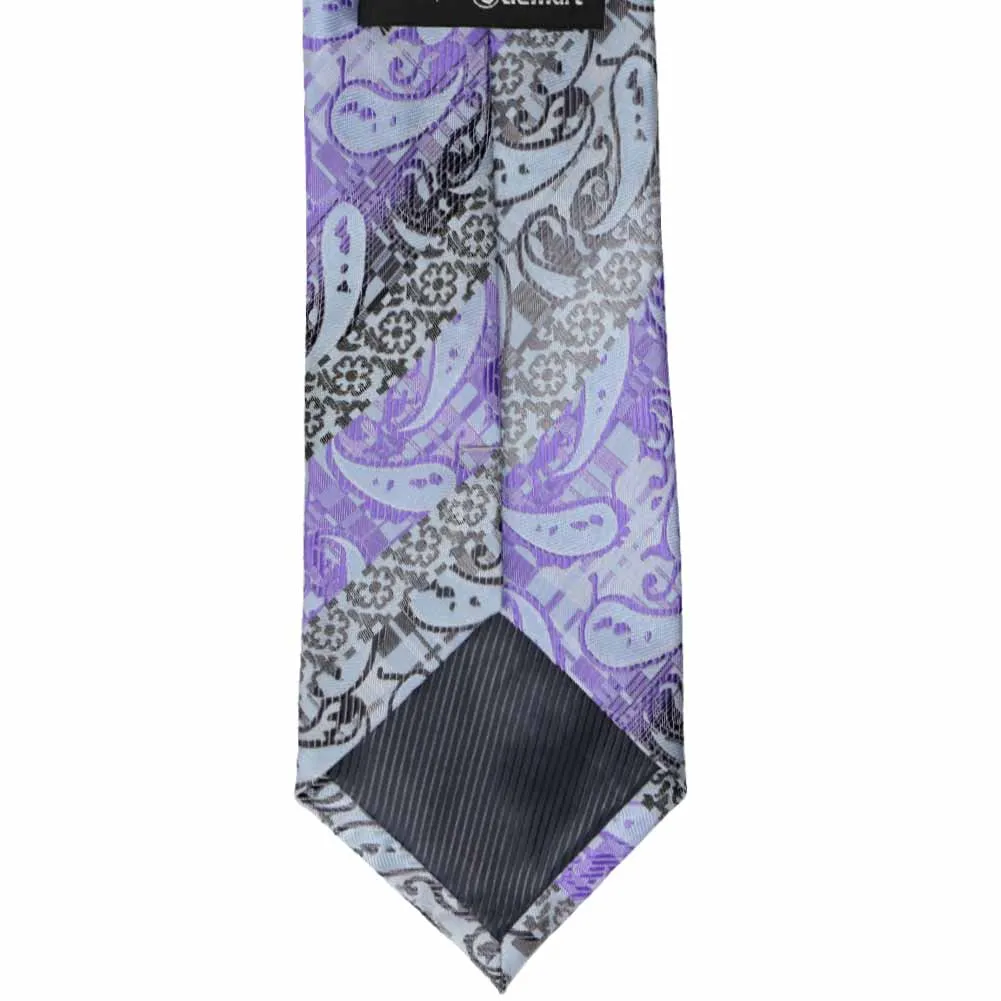 Purple Vernon Paisley Necktie