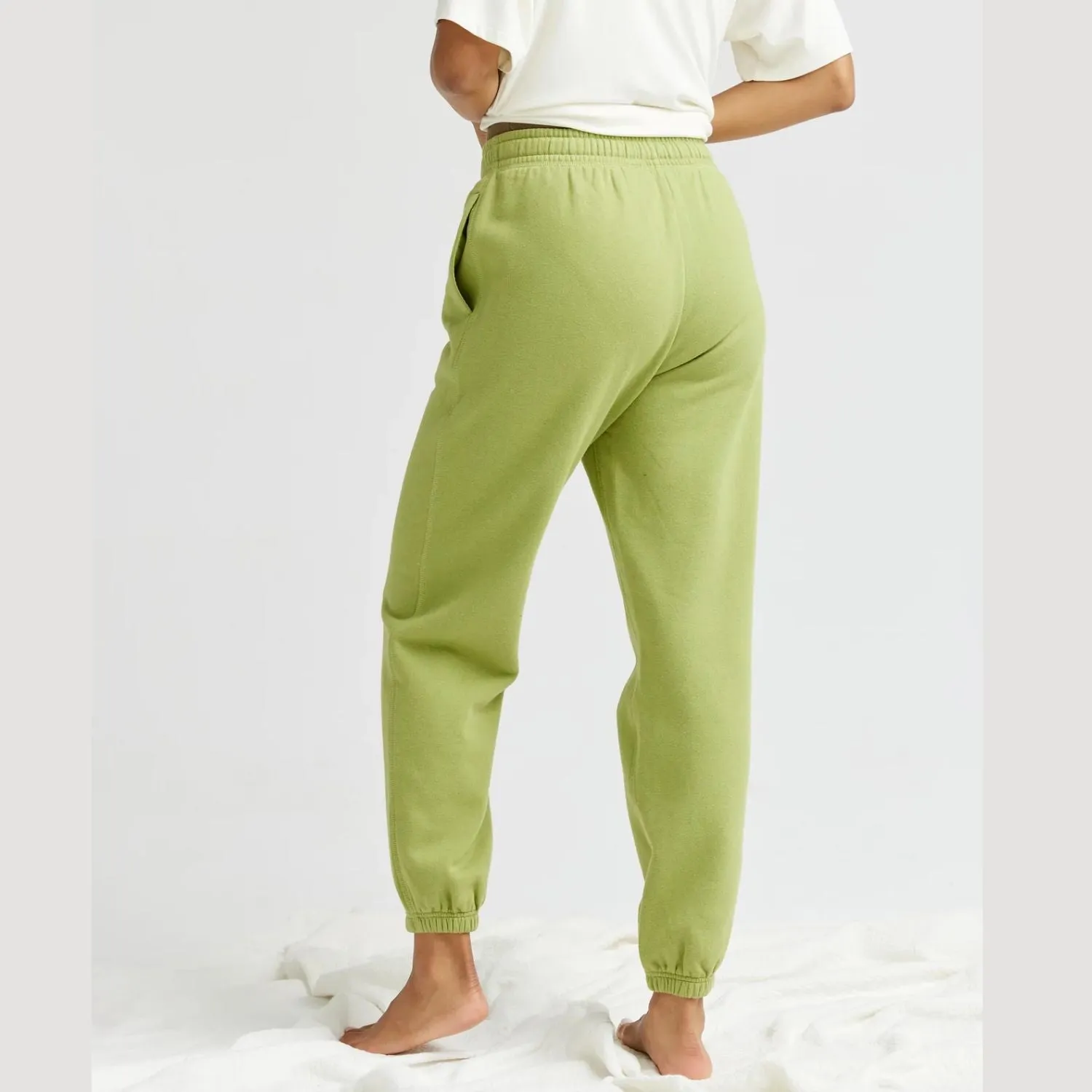 Recycled Fleece Sweatpant (Green Lawn)