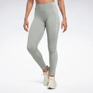 Reebok Apparel Women Yoga High-Waisted Seamless Leggings HARGRN