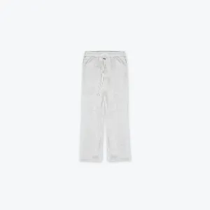 RELAXED DRAPE SWEATPANT - HEATHER CREAM