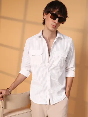 Ribbed Utility Shirt