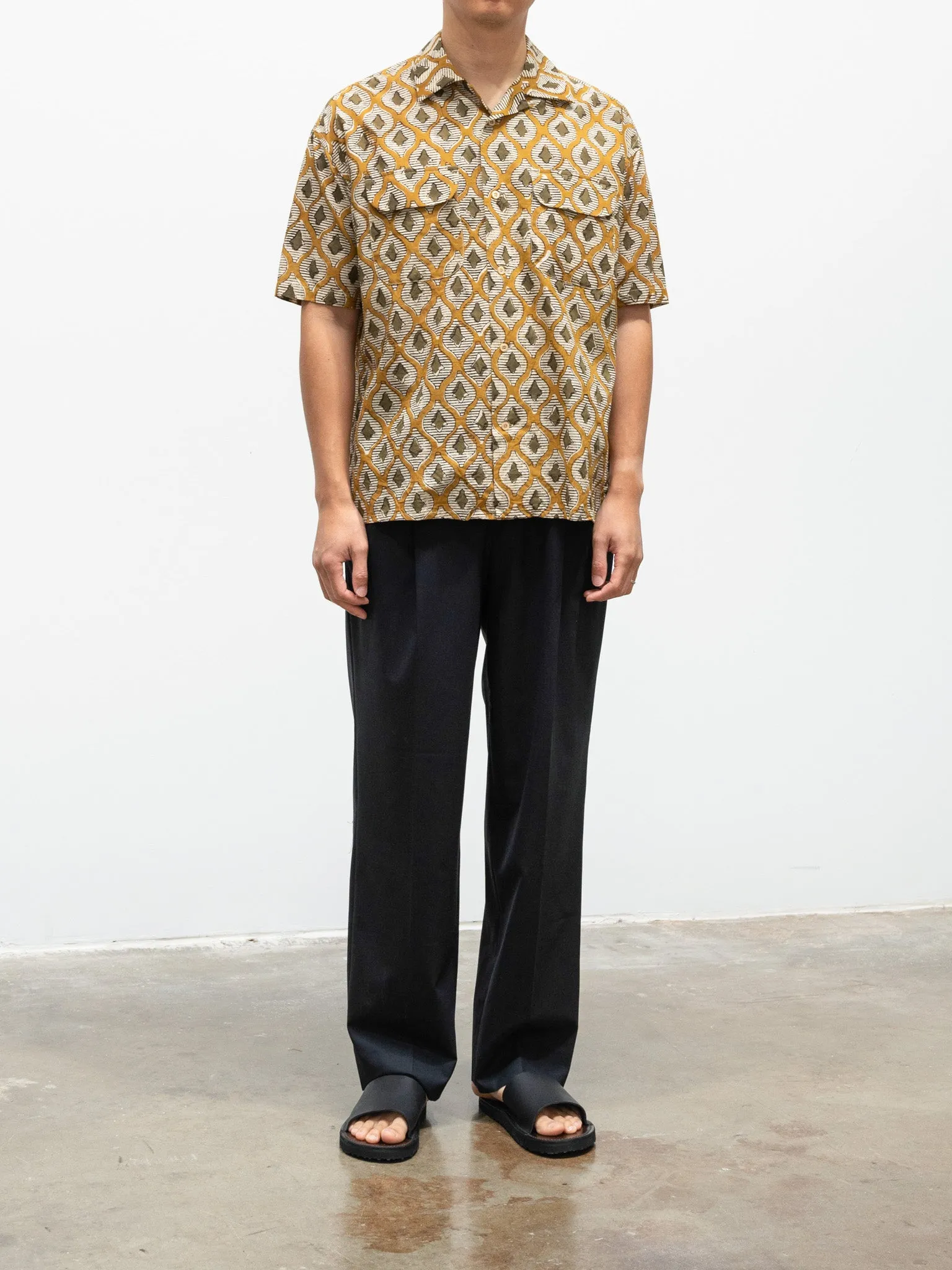 Shoecut Slacks - Navy