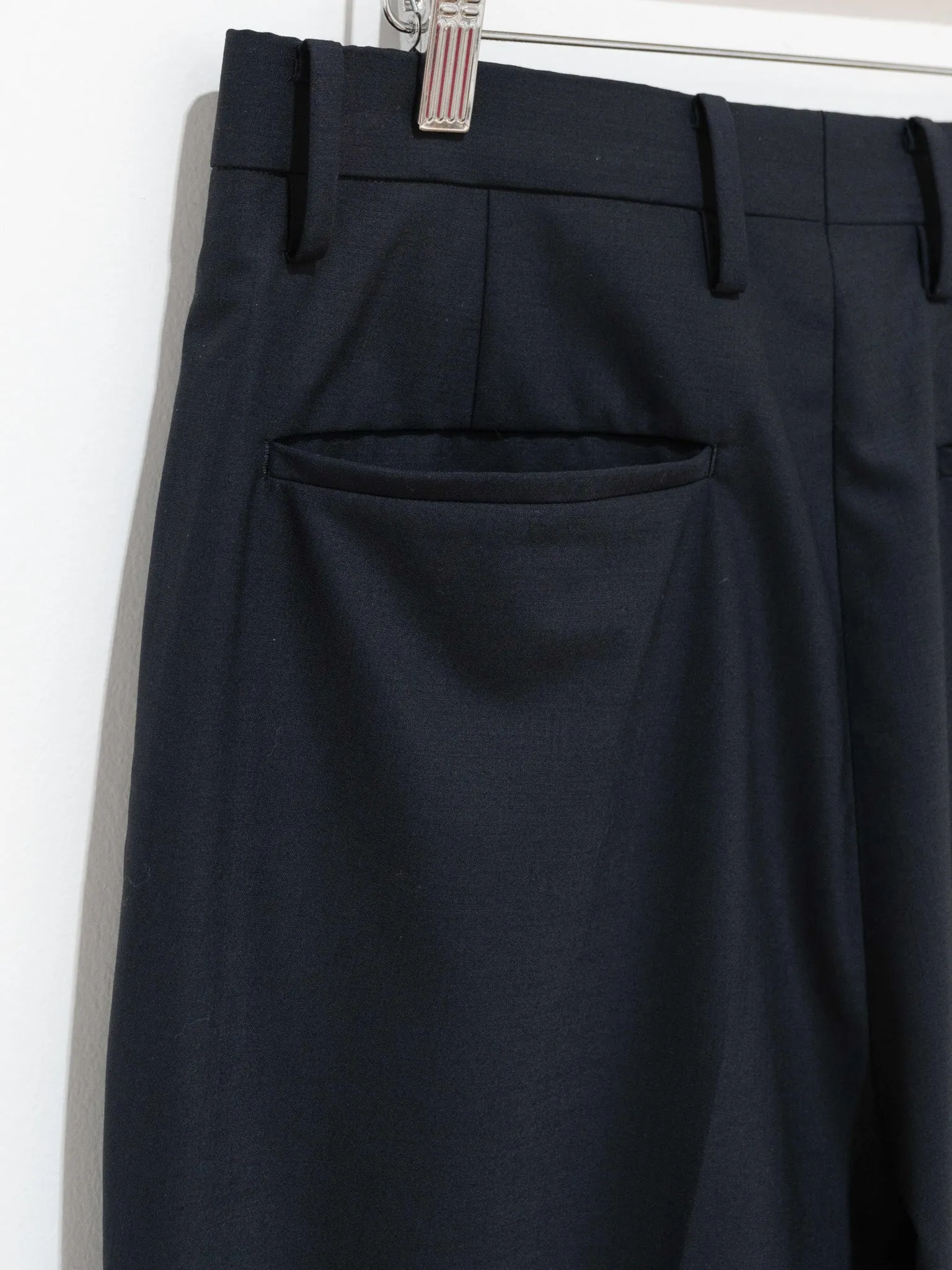 Shoecut Slacks - Navy