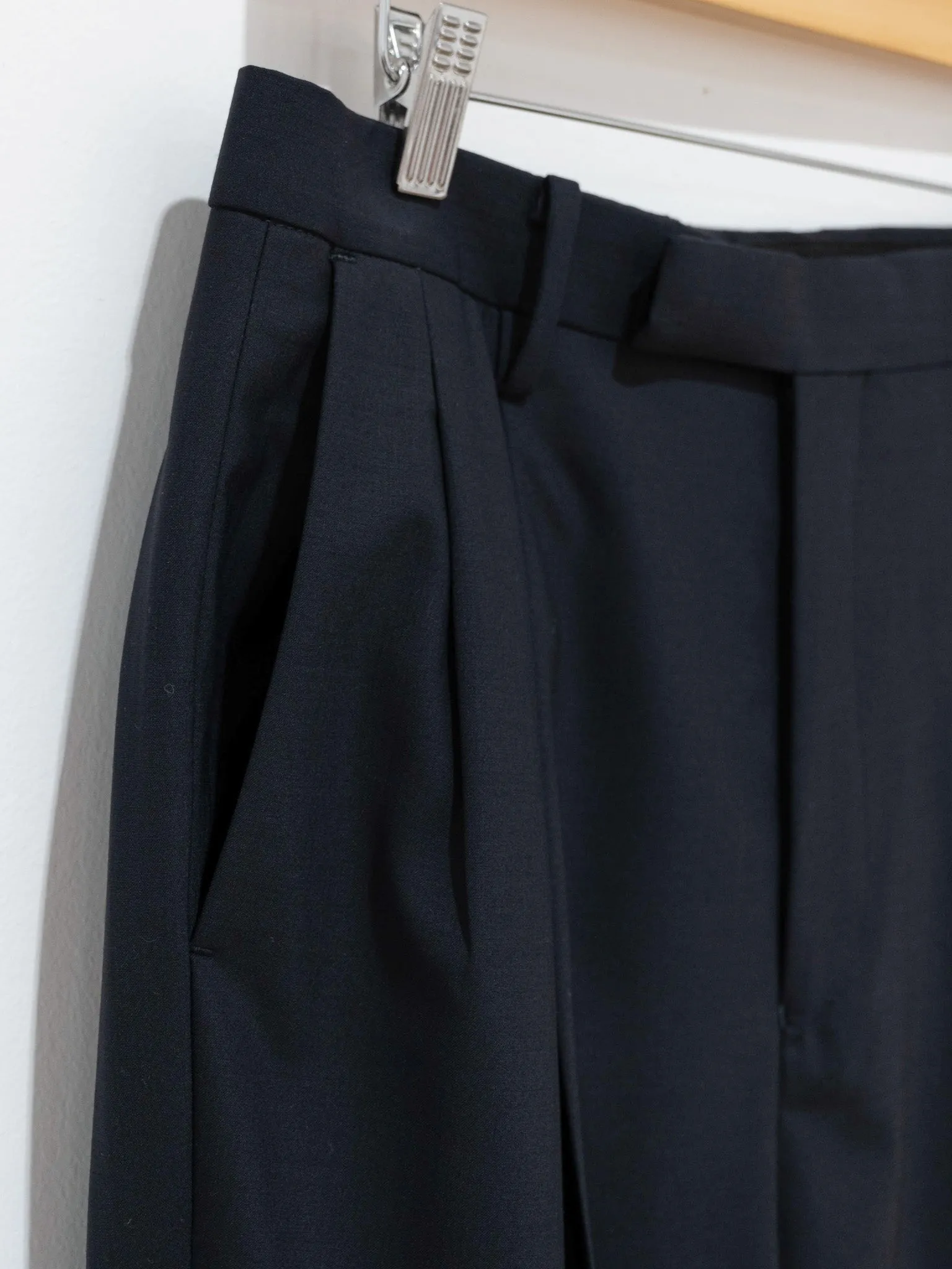 Shoecut Slacks - Navy