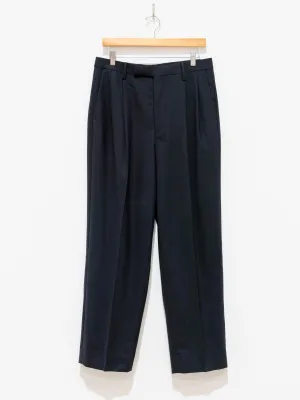 Shoecut Slacks - Navy