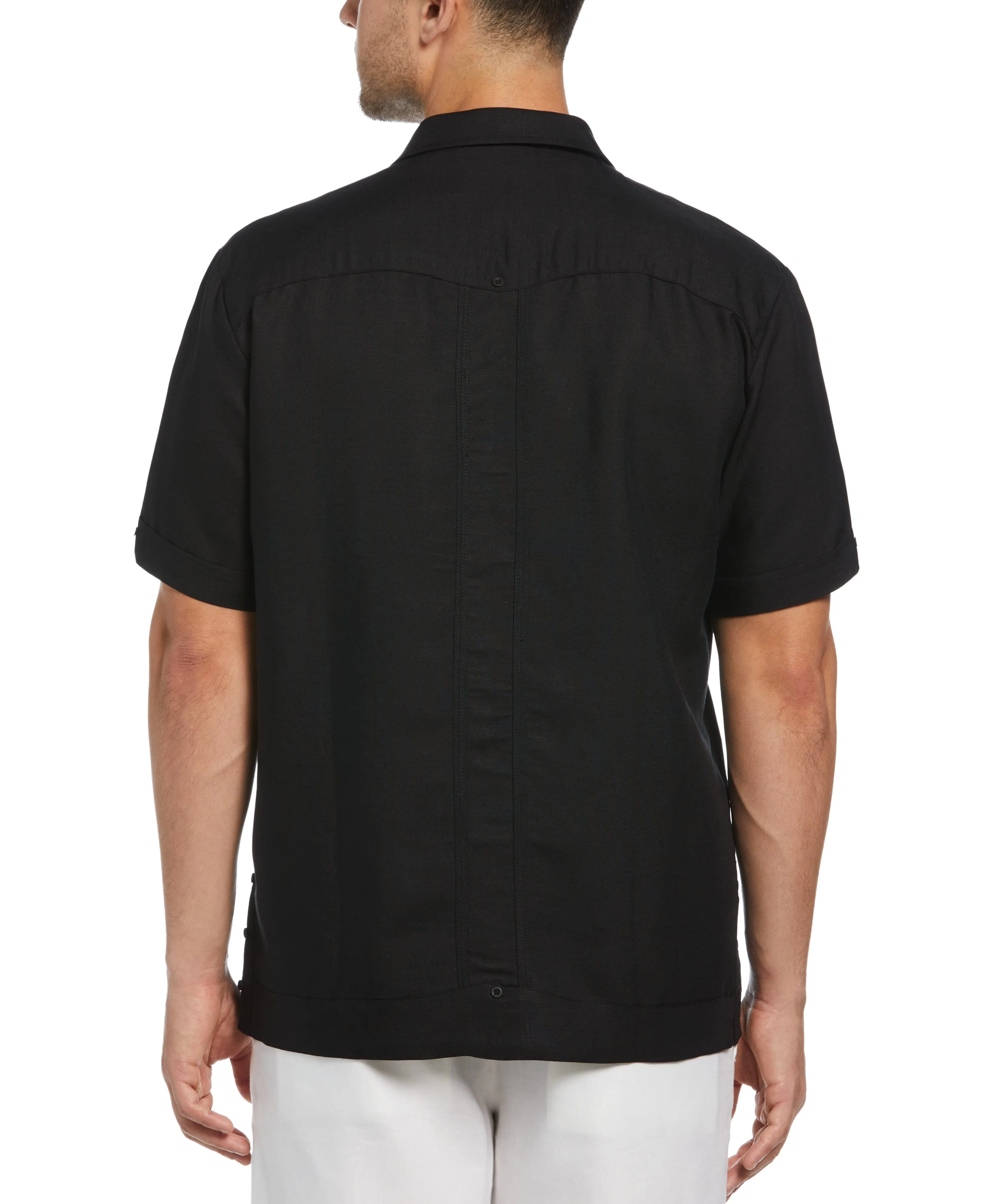 Short Sleeve Embroidered Guayabera