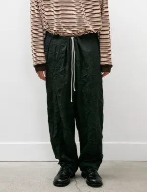 Simple Pants Wrinkled Twill Black