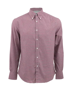 Small Check Button Down Shirt