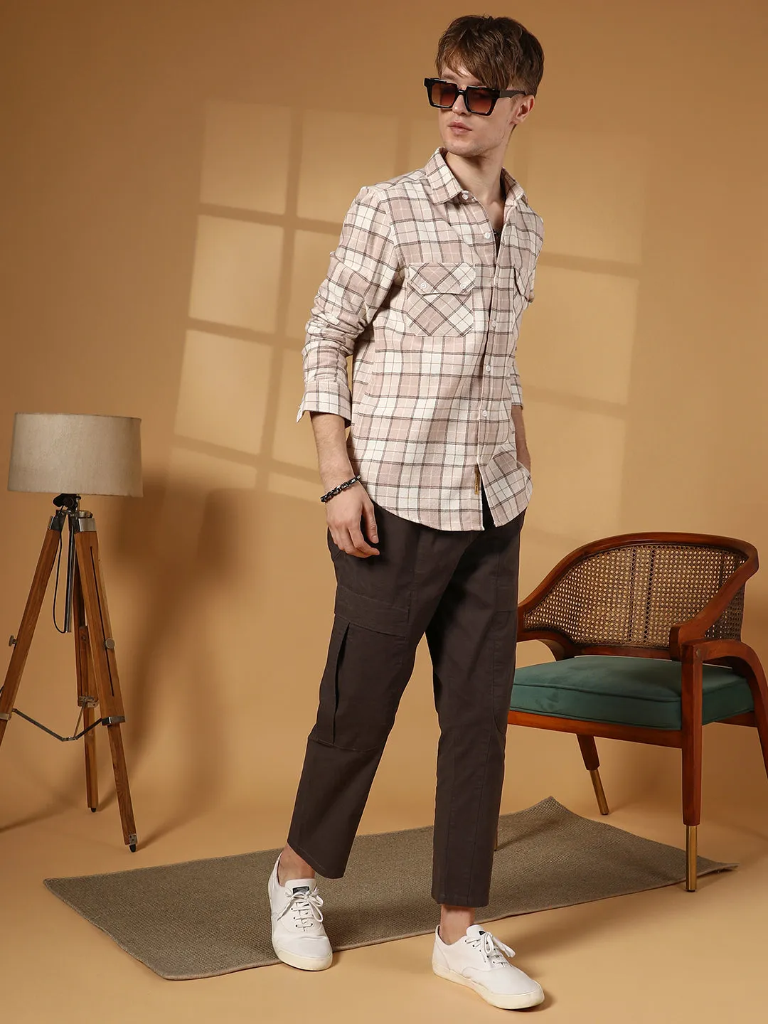 Solid Utility Trousers