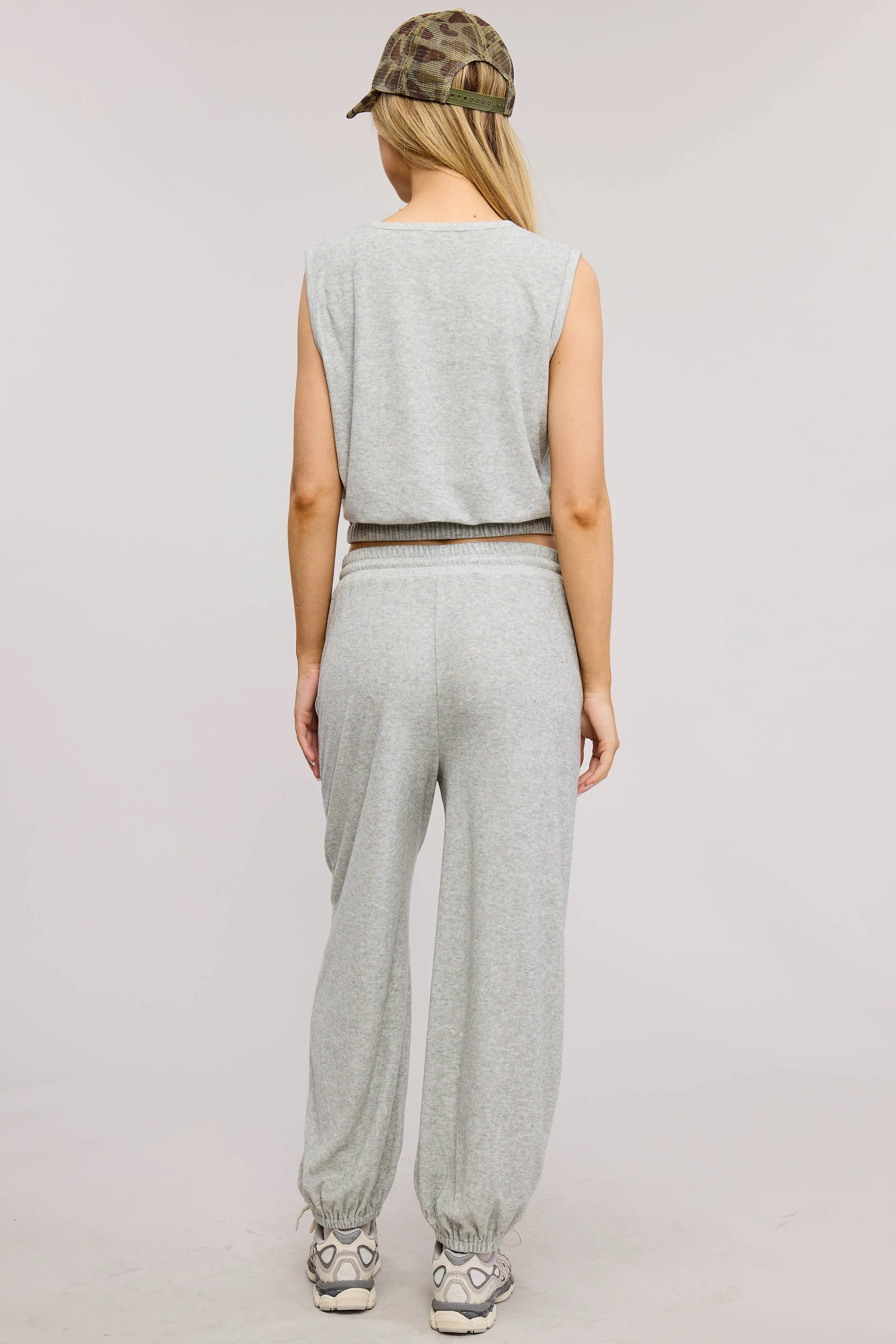 TERRY TANK AND JOGGER SET