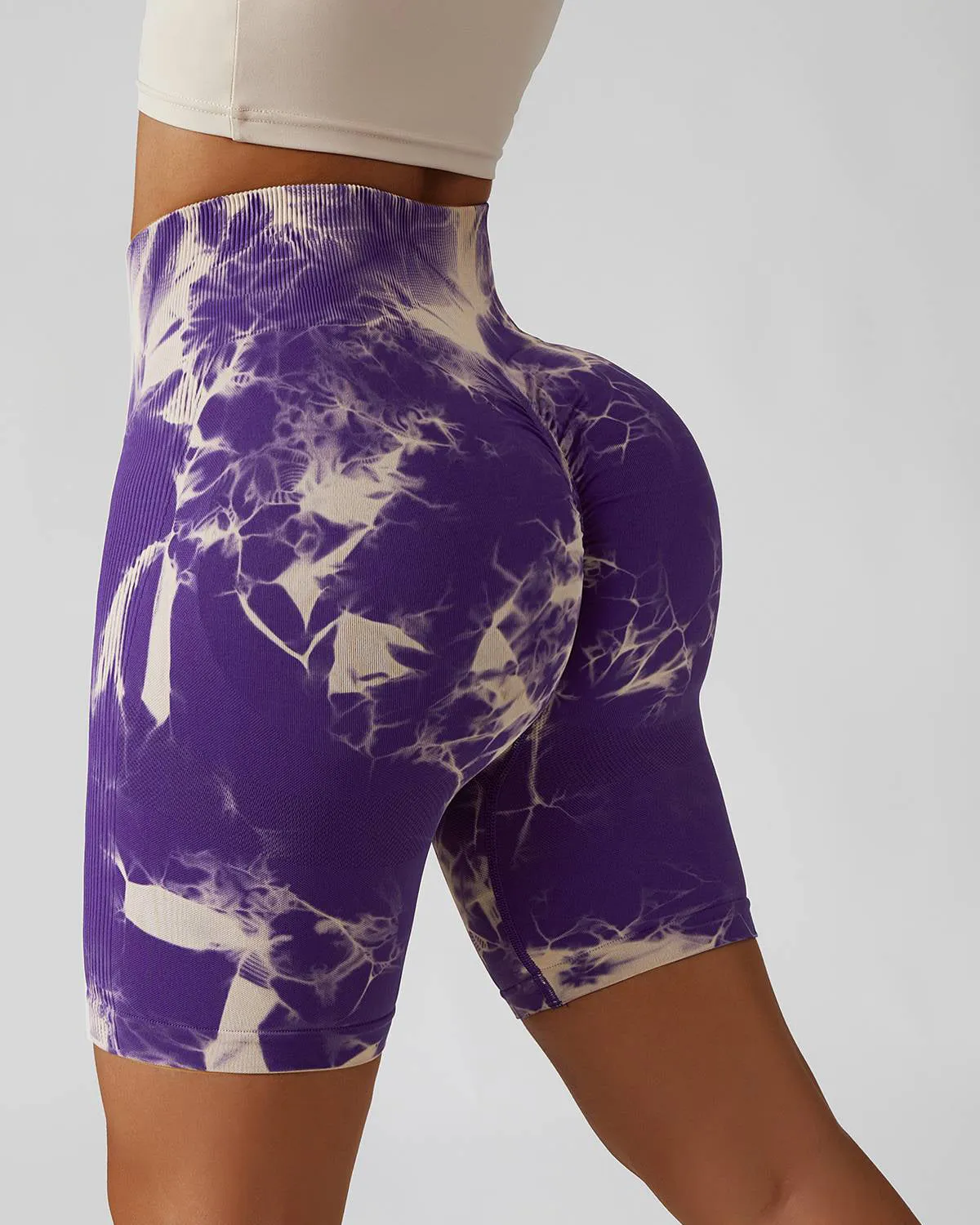 Tie Dye Scrunch Bum Shorts