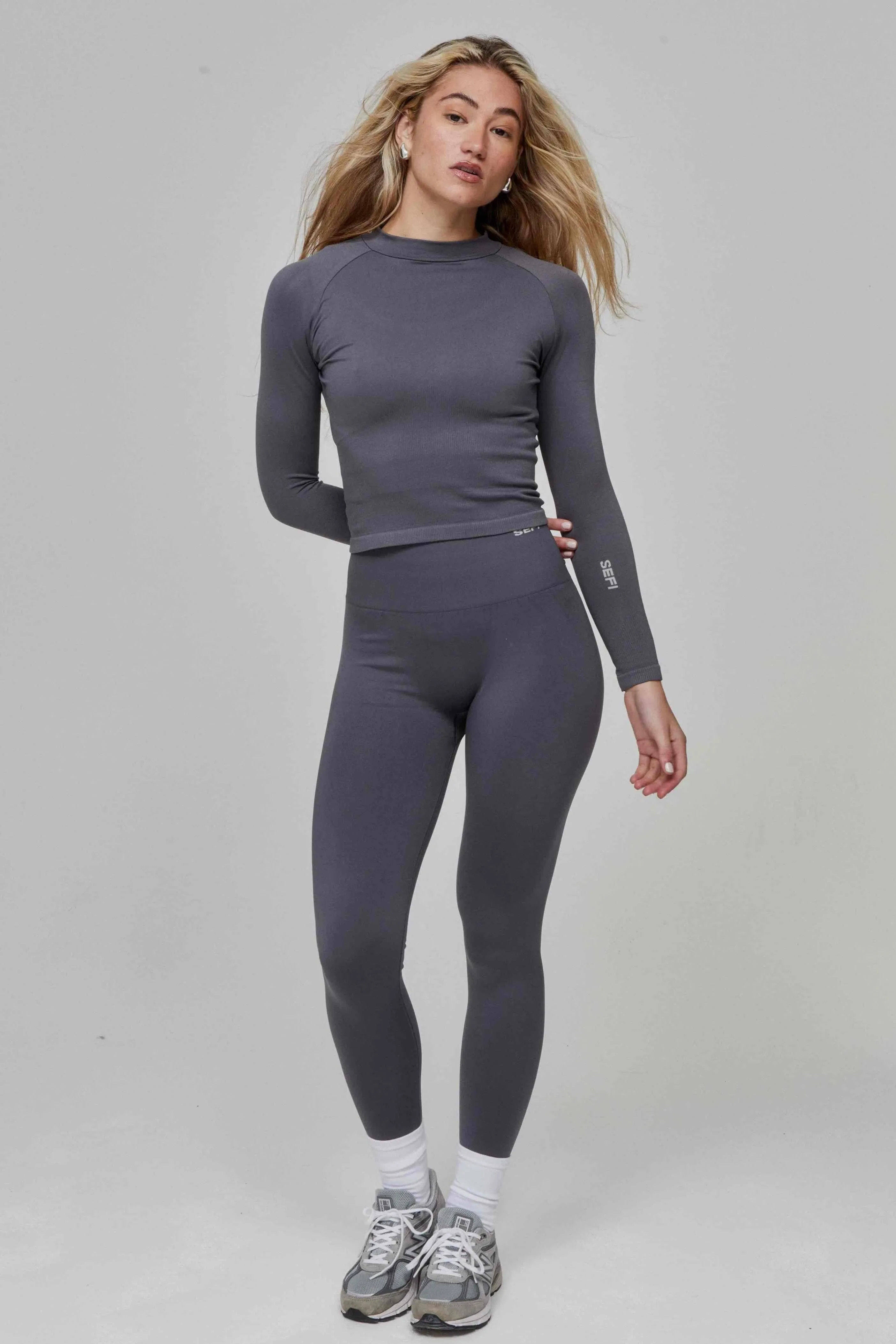 Timeless Leggings Full length - Charcoal