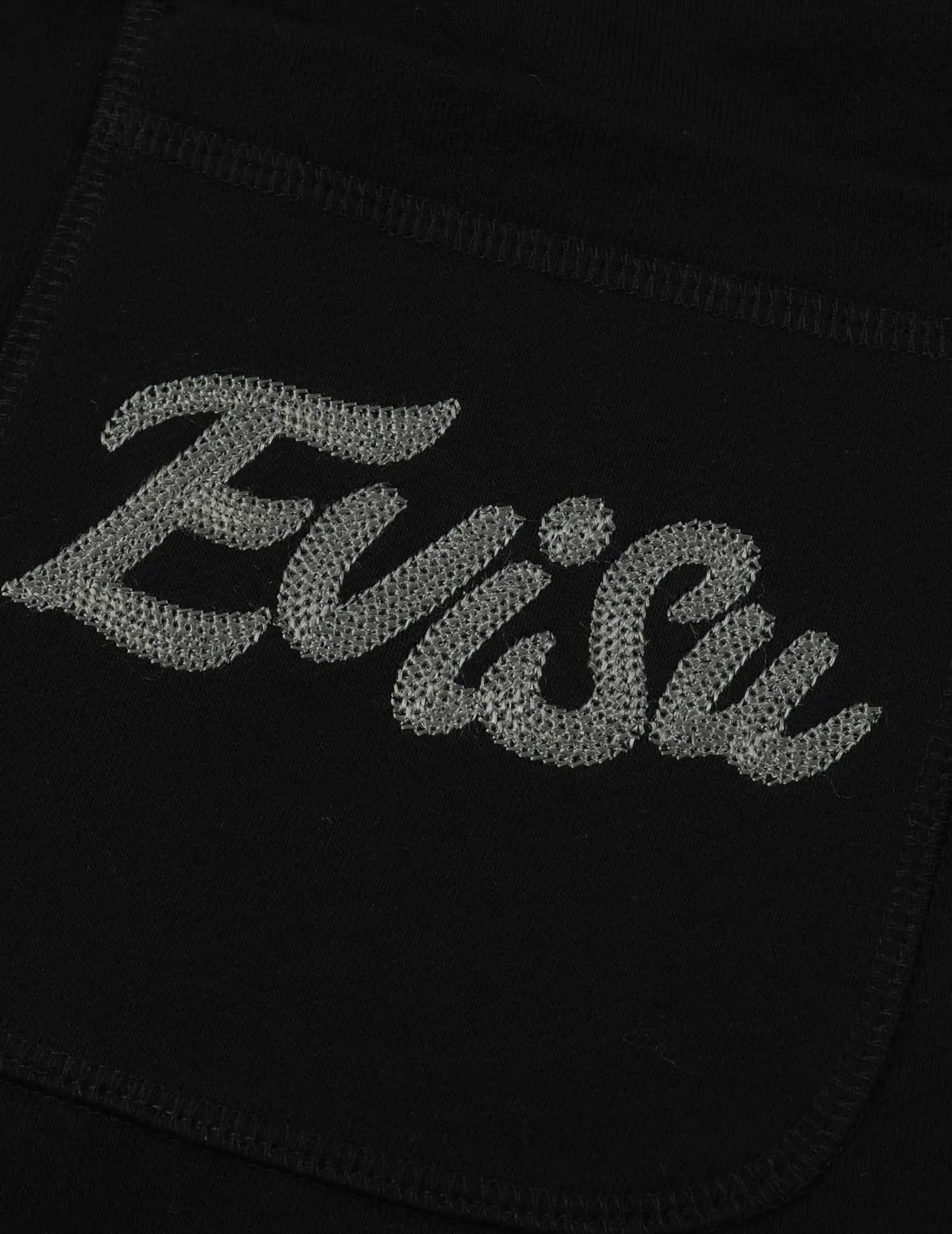 Tone-on-tone Eagle Embroidery Sweatpants
