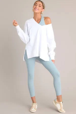 Try To Catch Up Light Blue Leggings