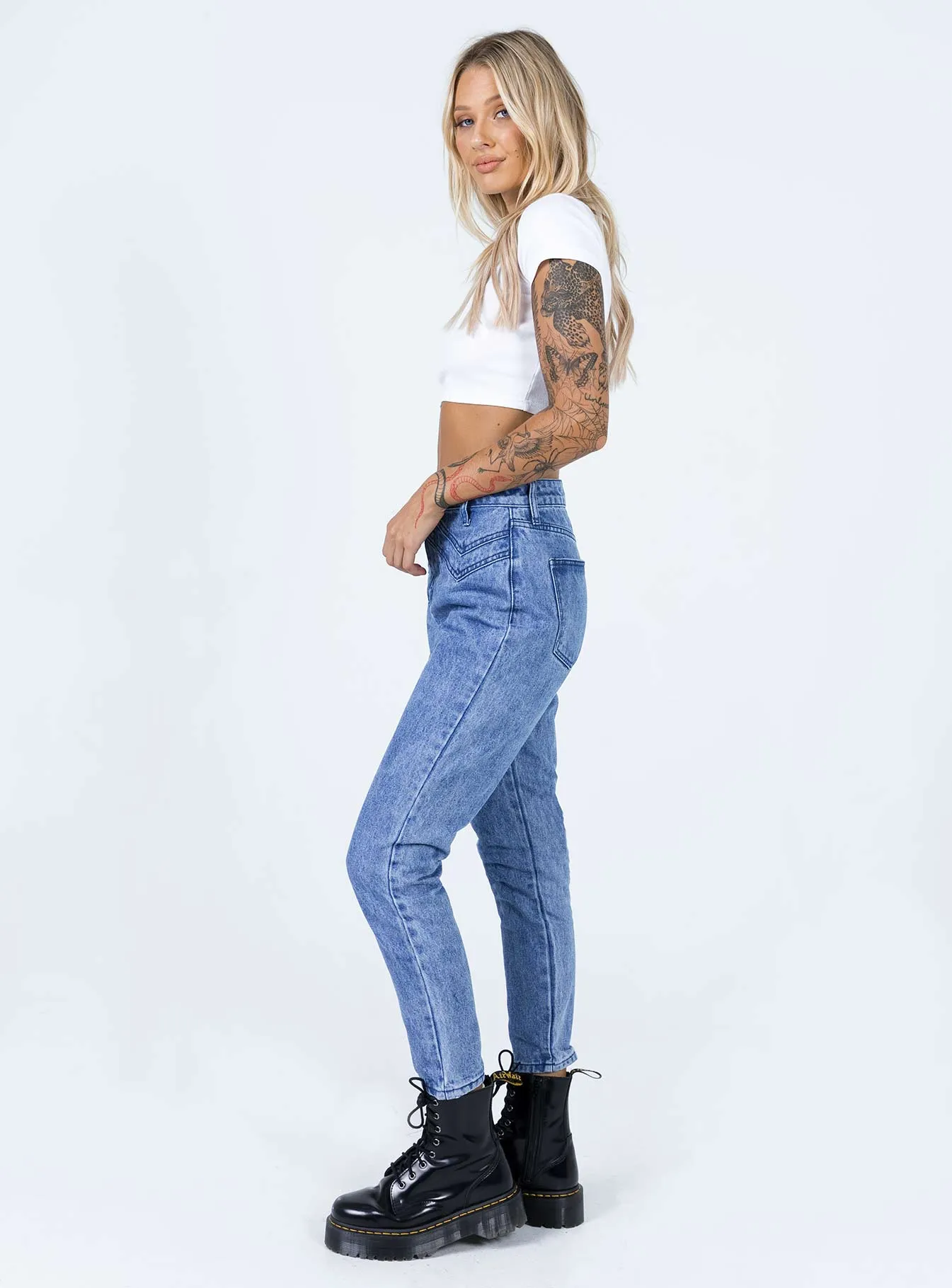 Vernazza Yolk Detail Denim Jeans