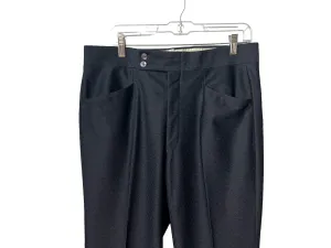 vintage 70's men's blue dress pants 35 x 32