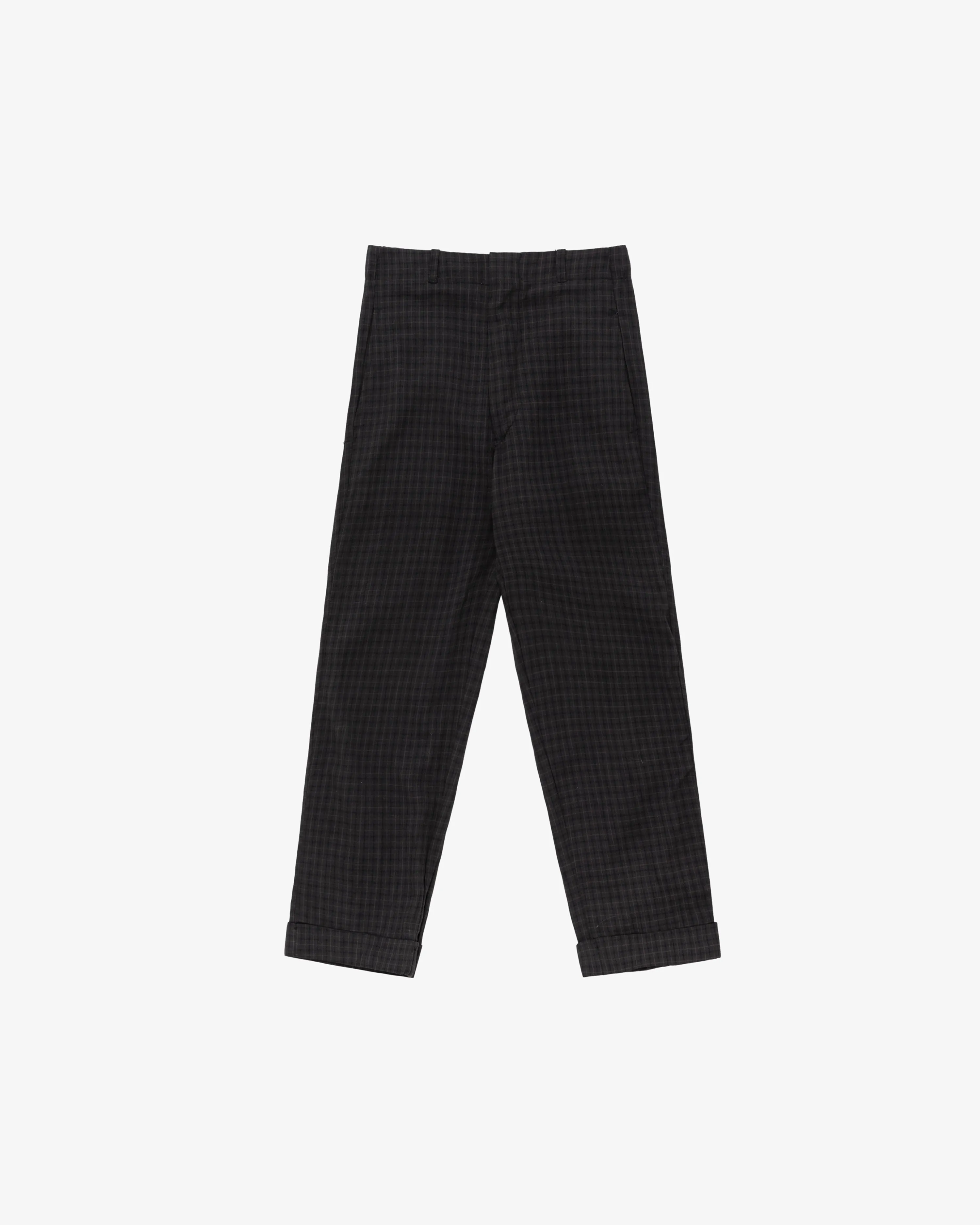 Vintage Kids Plaid Linen Slacks
