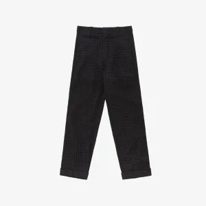 Vintage Kids Plaid Linen Slacks